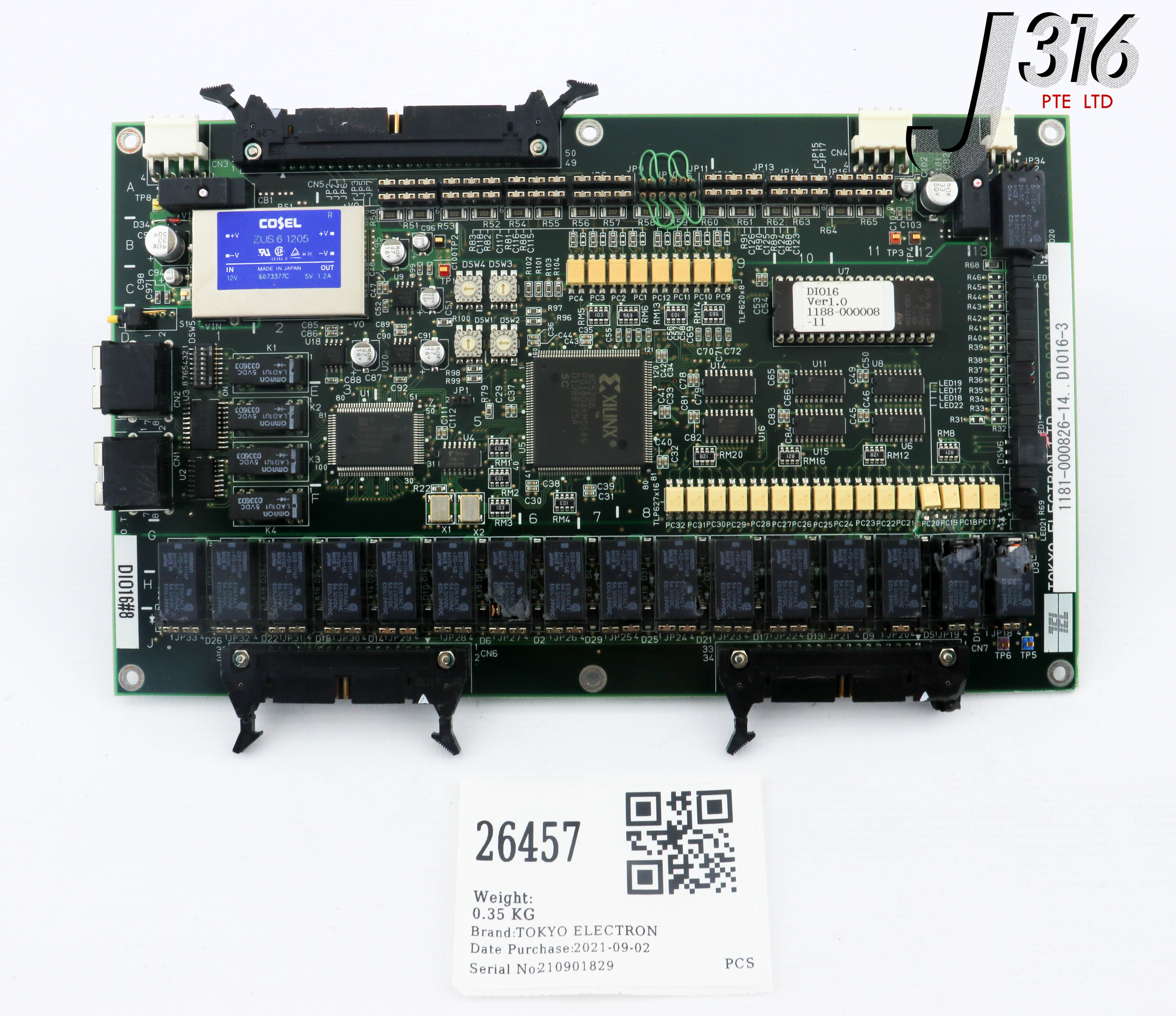 teddy 26457 TOKYO ELECTRON PCB, DIO16-3 BOARD (PARTS) 1181-000826-14 | eBay